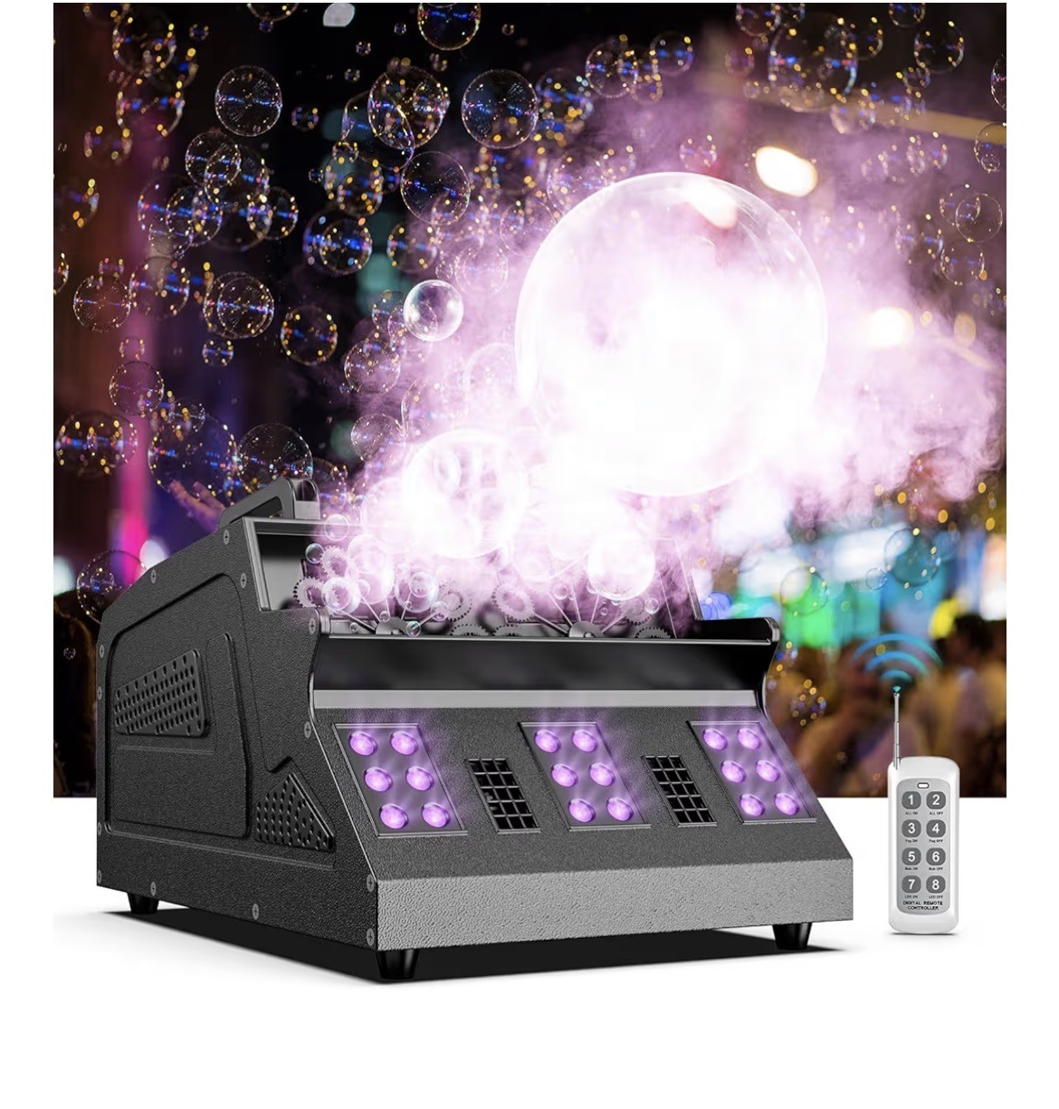 Location machine à bulles & fumée magique